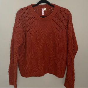 Alya rust colored sweater